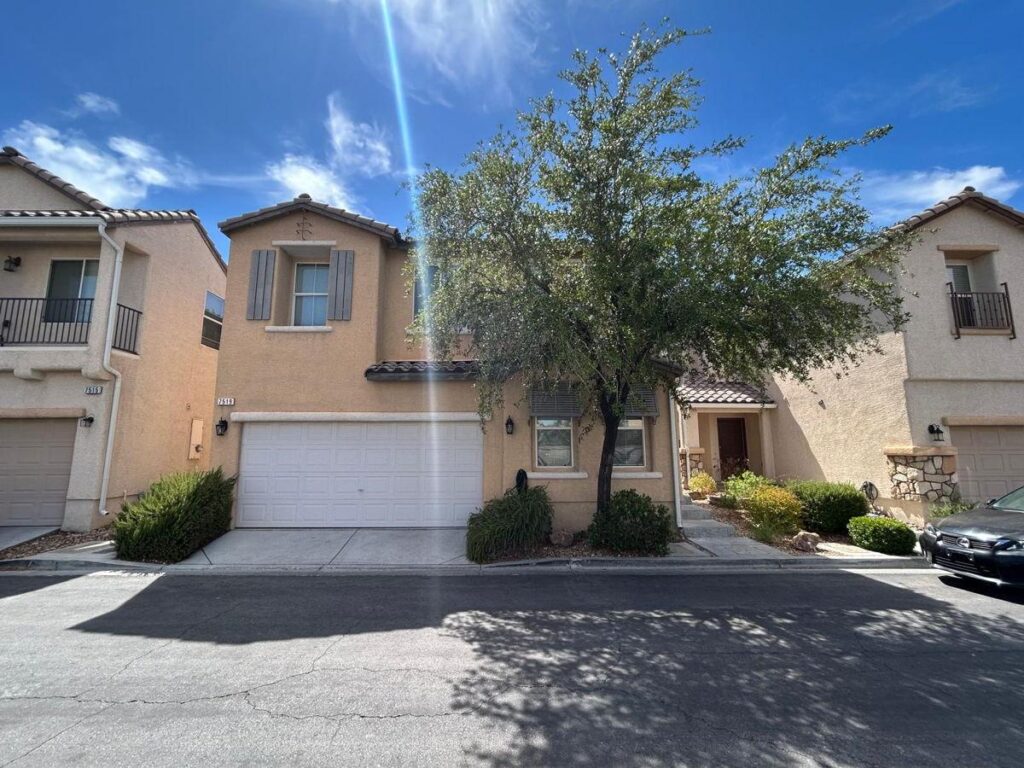 A two story home in Las Vegas